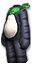 Hasenkostüm (schwarz)