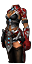 Steampunk-Dress (rot)