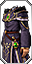 Dunkle Seherrobe (m)