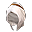 Weißes Kopftuch