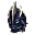 Silb. Fangzahn-Helm (m)