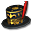 Steampunk-Zylinder (sw)