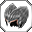 Graue Vampirfrisur (m)
