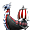 Rotes Drakkar