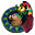 Braunes Winterllama