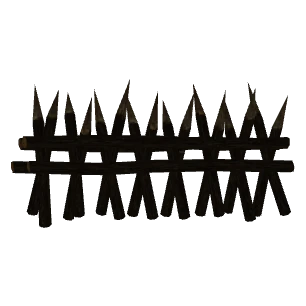 Holzbarrikade