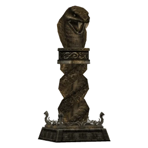 Schlangenstatue